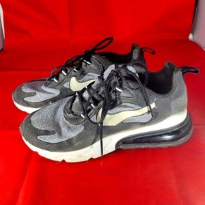 NIKE AIR MAX 270 REACT OPTICAL TRAINERS BLACK GREY A04971-001 SIZE 7